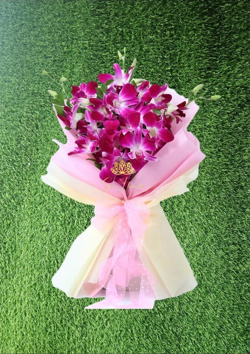 Orchid Bliss Bouquet - Sai Flower