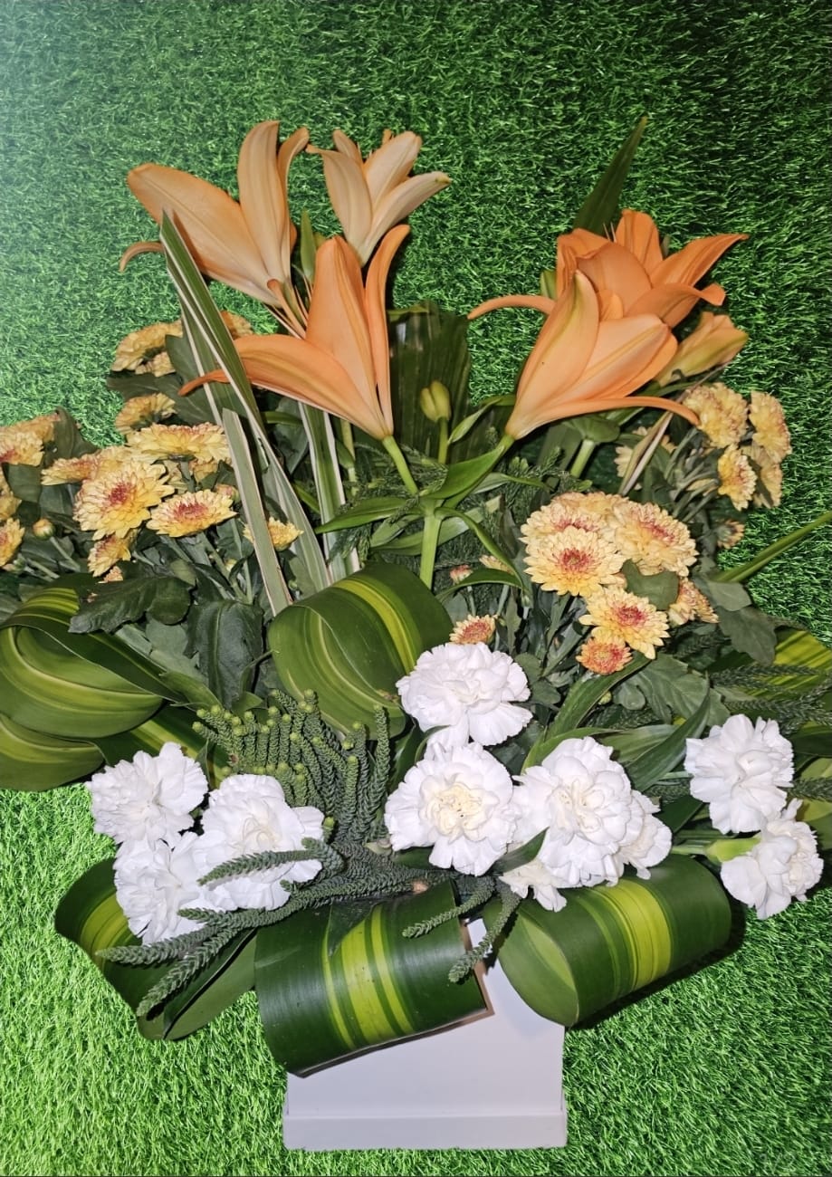 Amber Harmony Arrangement - Sai Flower