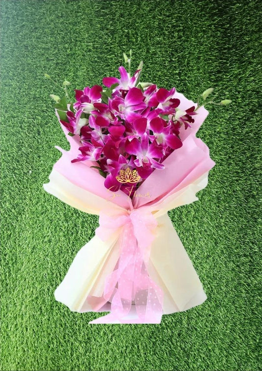 Orchid Bliss Bouquet - Sai Flower