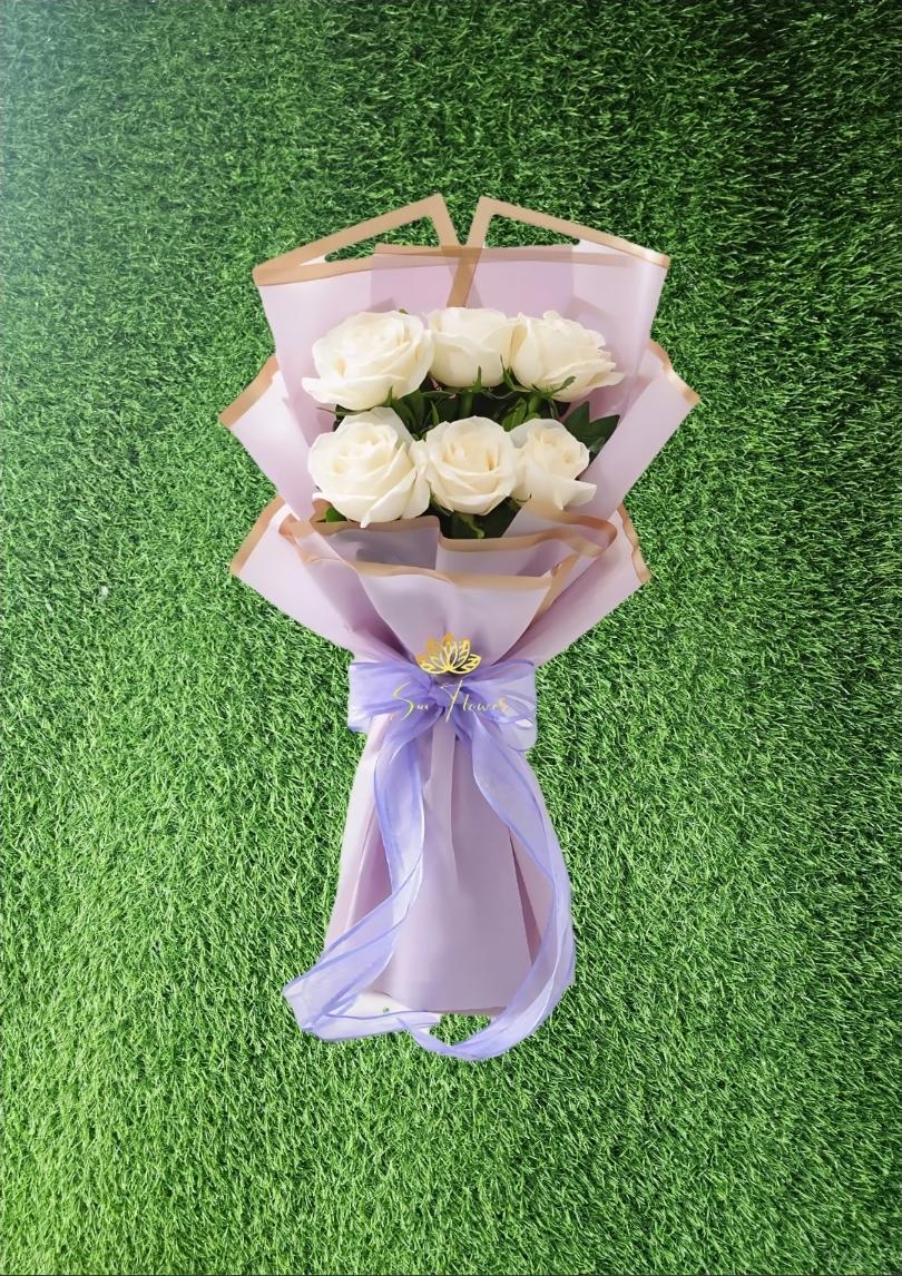 Pure Serenity Bouquet - Sai Flower