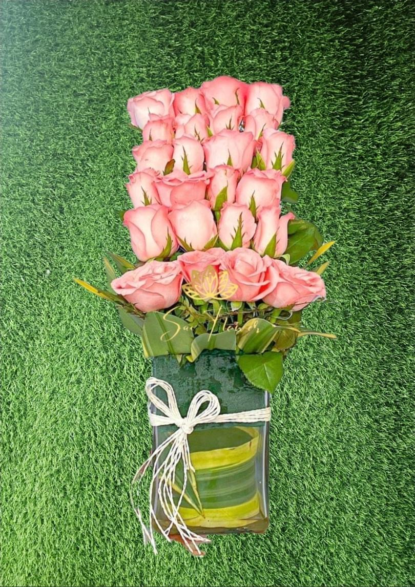 Blush Harmony Vase - Sai Flower