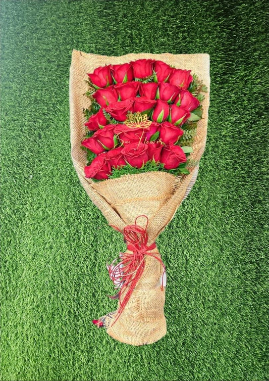 Scarlet Elegance Bouquet - Sai Flower