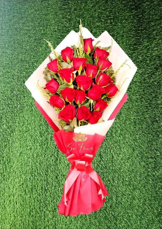 Grand Crimson Elegance - Sai Flower