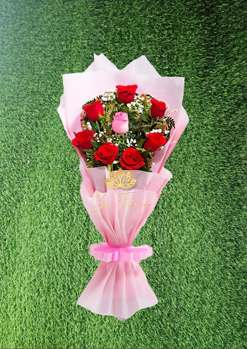 Blushing Sweetheart Bouquet - Sai Flower