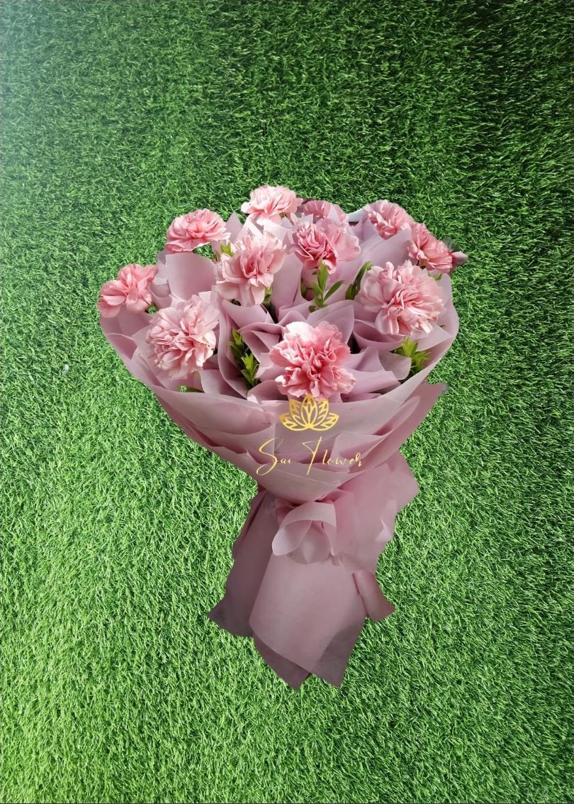 Blushing Charm Bouquet - Sai Flower