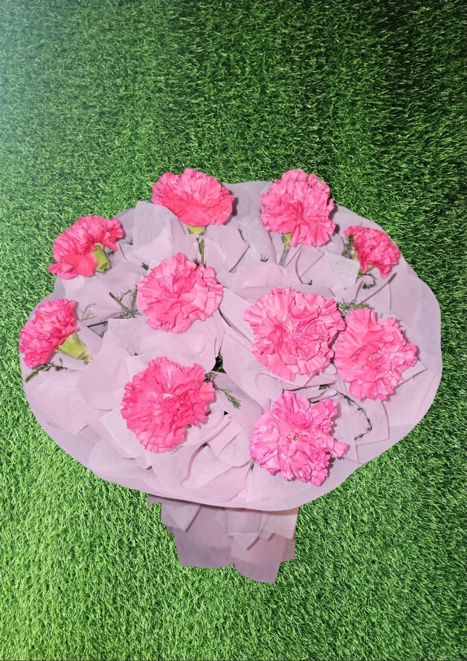 Blushing Pink Carnation Delight - Sai Flower