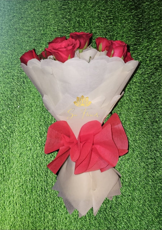 Red Rose Classic Scarlet Romance 🌹❤️ - Sai Flower