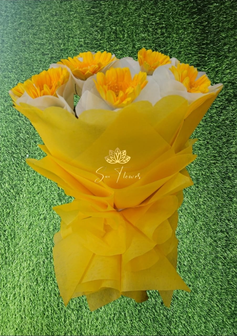 Sunny Gerbera Glow 🌟✨ - Sai Flower