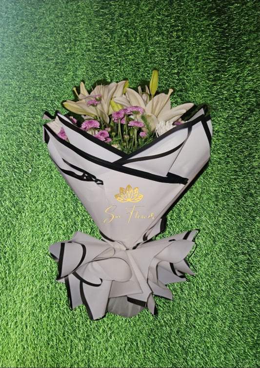 Lavender Lily Elegance - Sai Flower