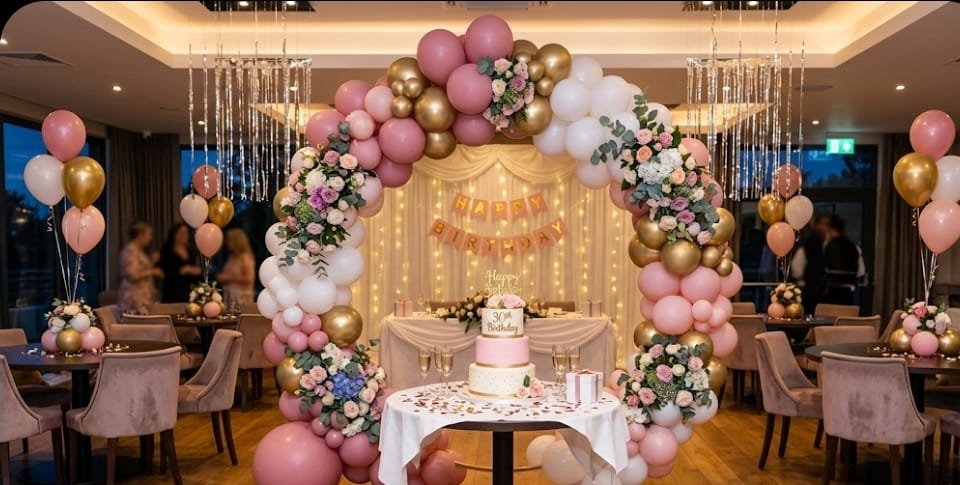 Planning a bigger celebration? Ask about our custom event decoration services to make your venue shine.\\\"