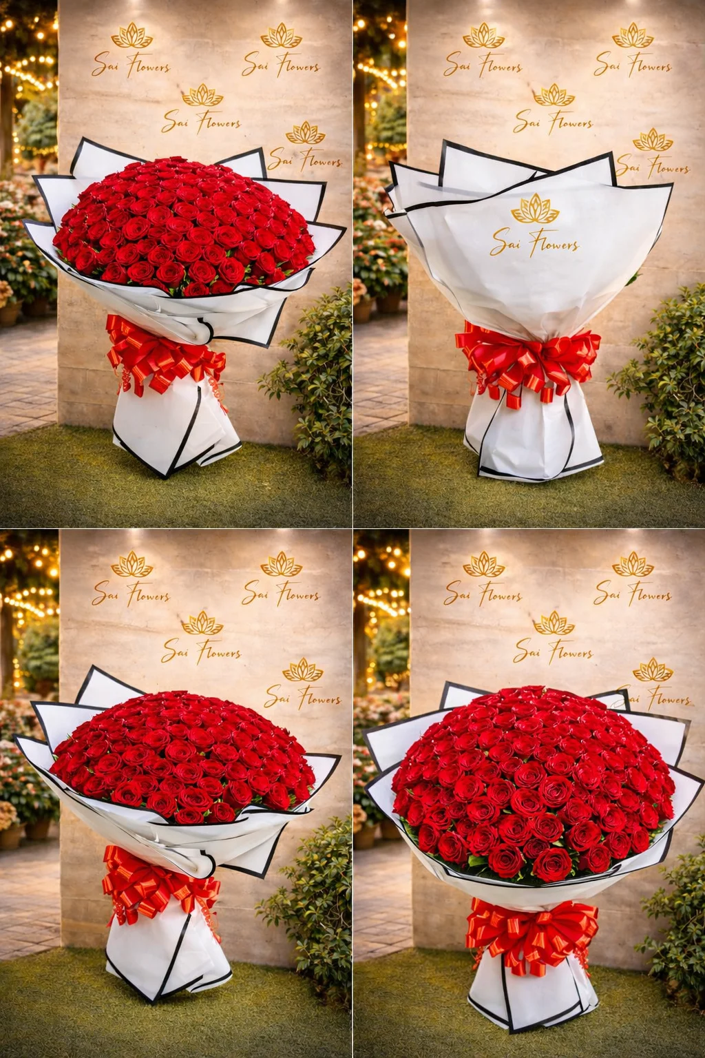 Luxury 100+ Red Roses Bouquet – Premium Grand Romantic Flower Arrangement gallery