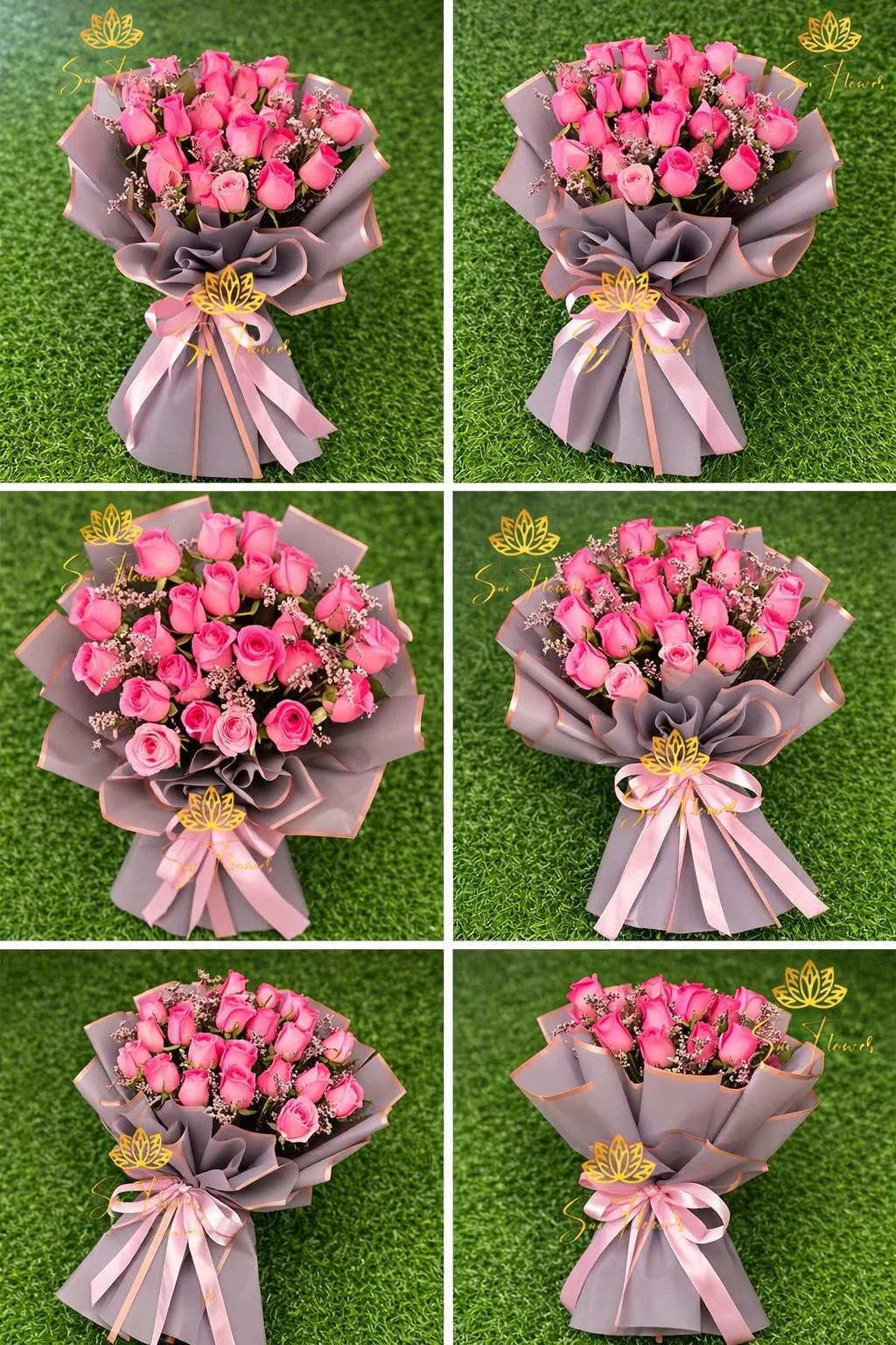 Luxury Pink Rose Bouquet | Premium Fresh Rose Flower Bouquet for Gifts gallery
