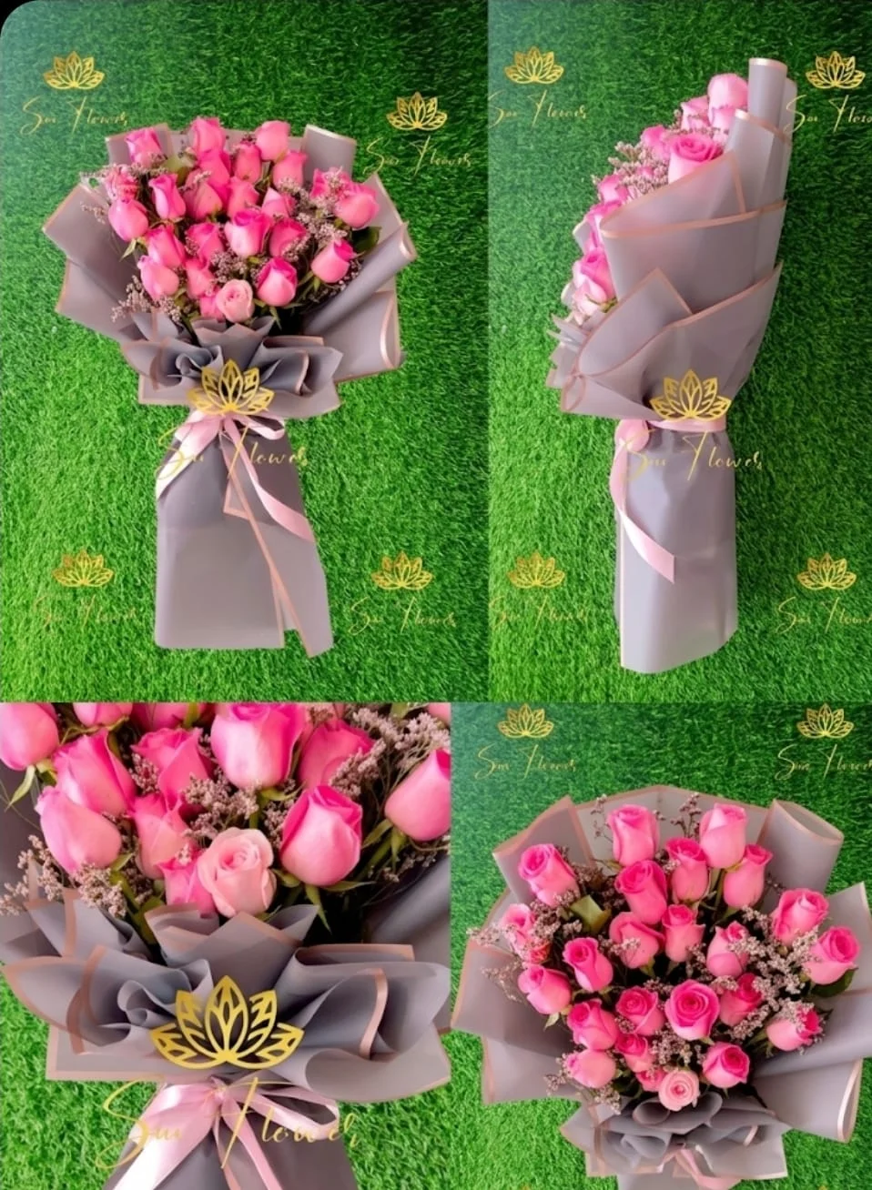 Luxury Pink Rose Bouquet | Premium Fresh Rose Flower Bouquet for Gifts gallery