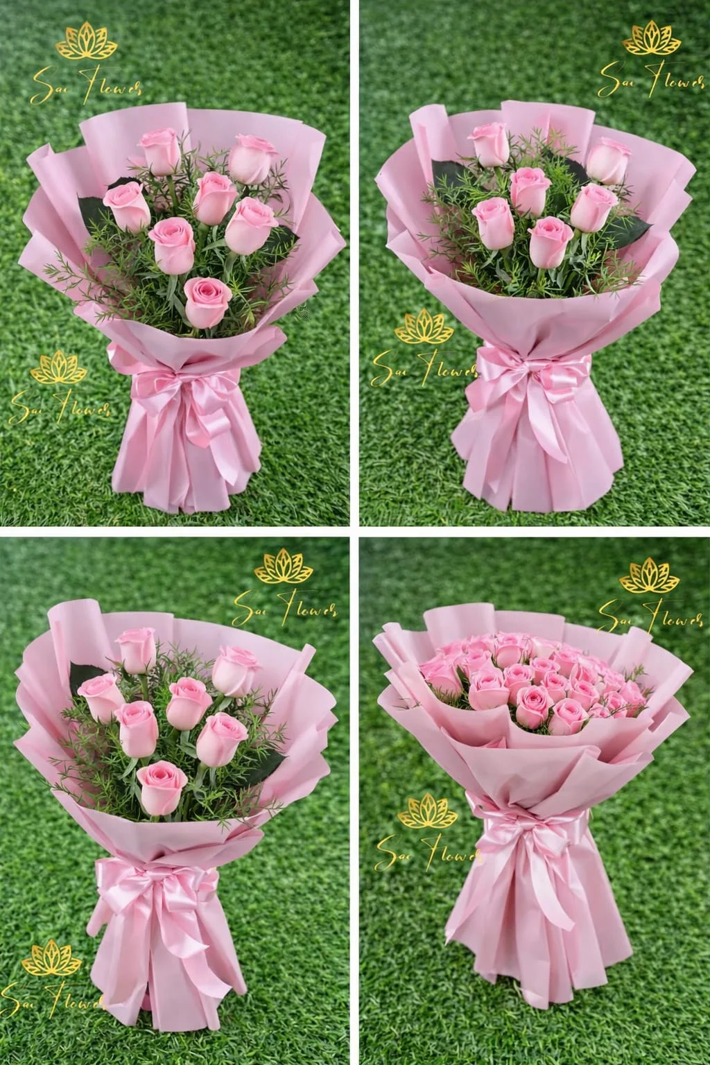 Sweet Pink Rose Hand Bouquet gallery