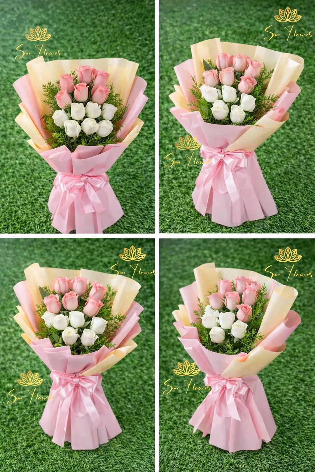 Blush Harmony Rose Bouquet gallery