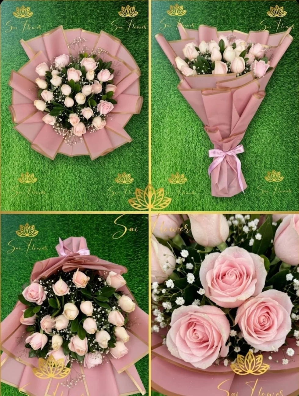 Blush Whisper Rose Bouquet gallery