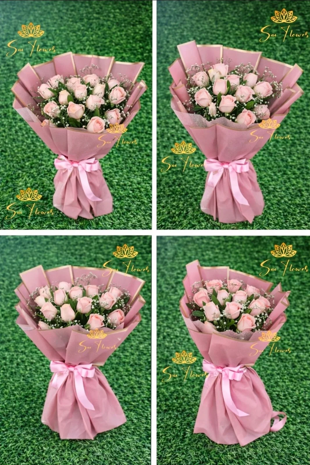 Blush Whisper Rose Bouquet gallery