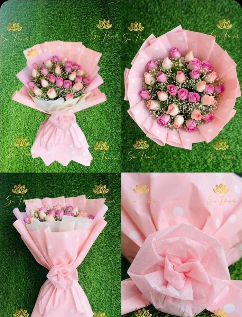 Pink Blush Baby Rose Bouquet gallery