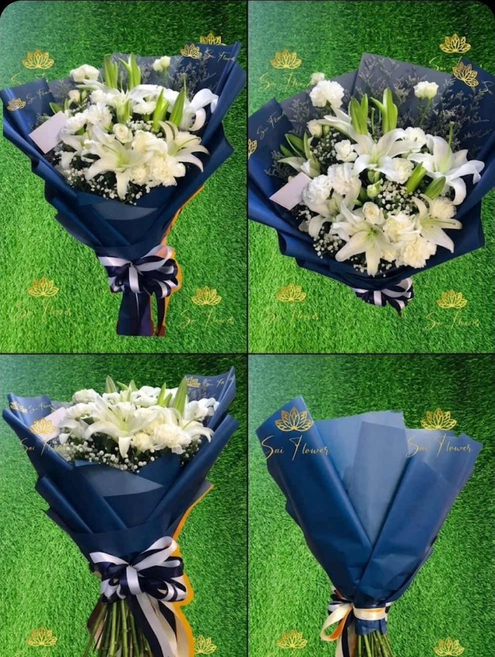 Royal White Lily Elegance Bouquet gallery