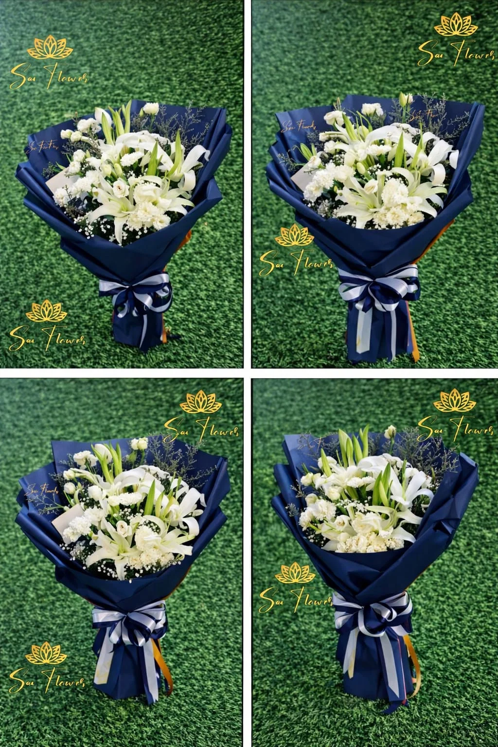 Royal White Lily Elegance Bouquet gallery
