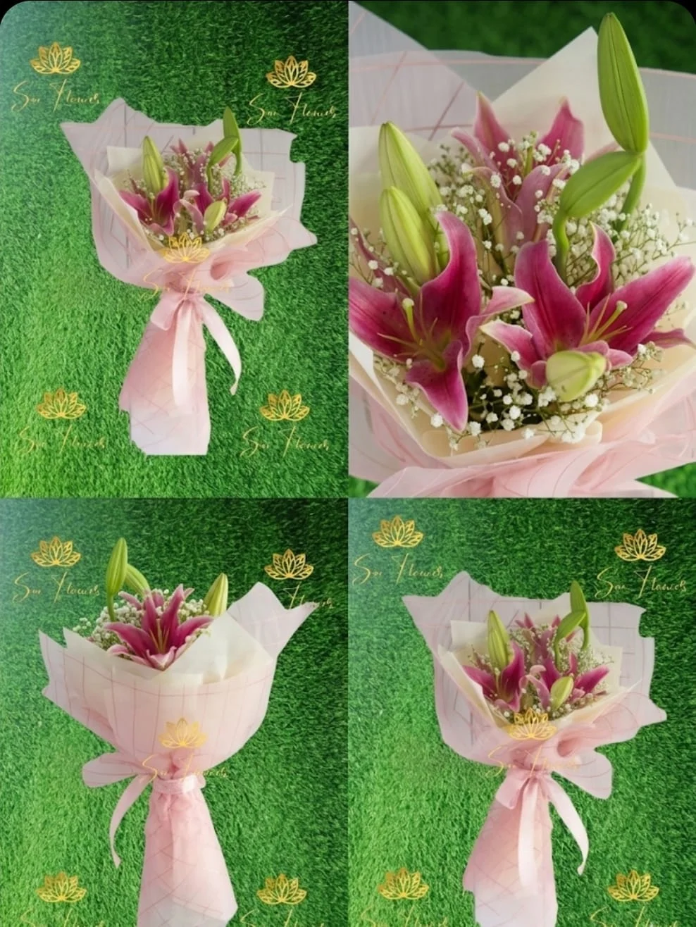 Blush Pink Lily Love Bouquet gallery