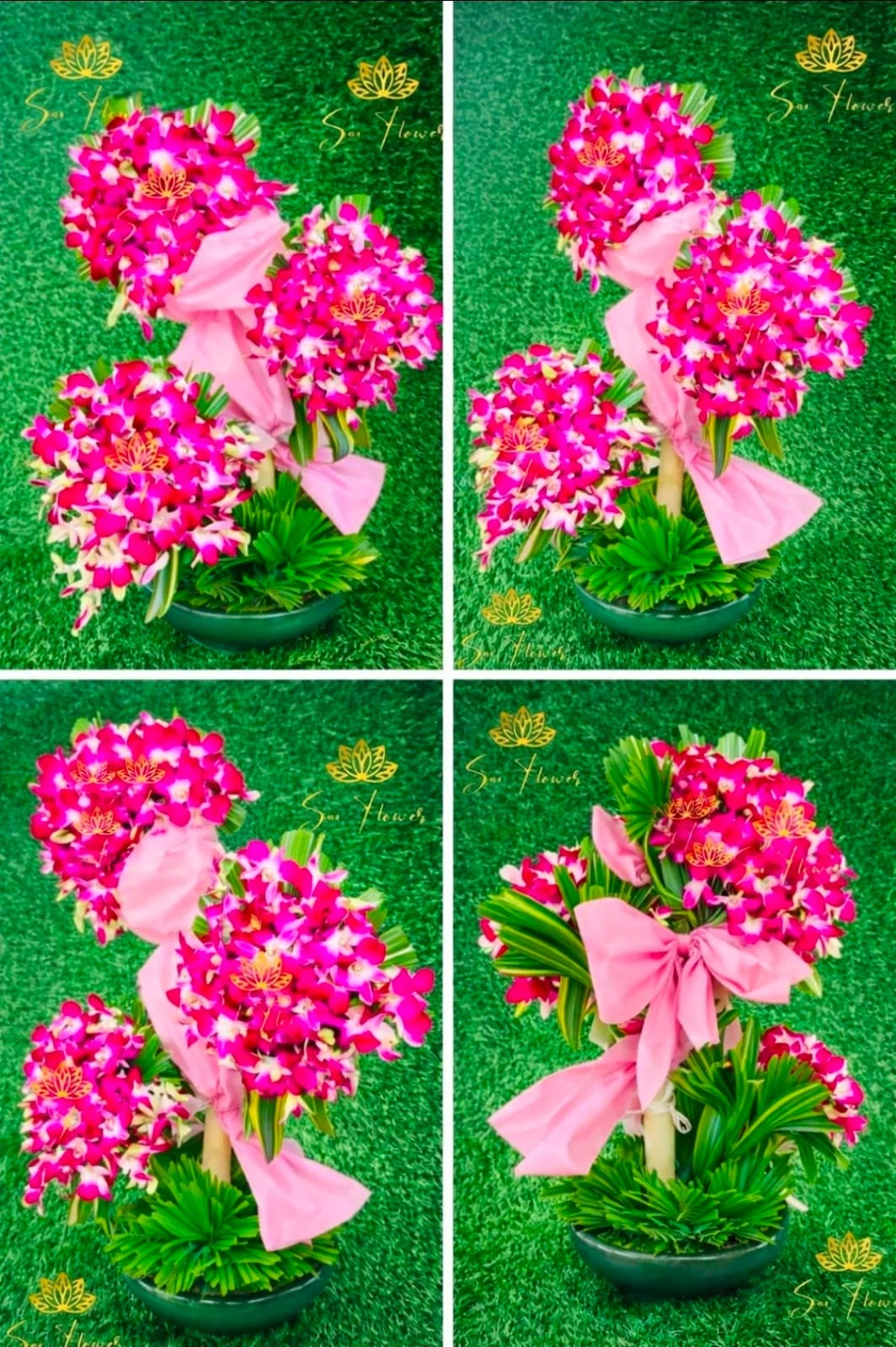 Luxury Pink Orchid Floral Arrangement gallery