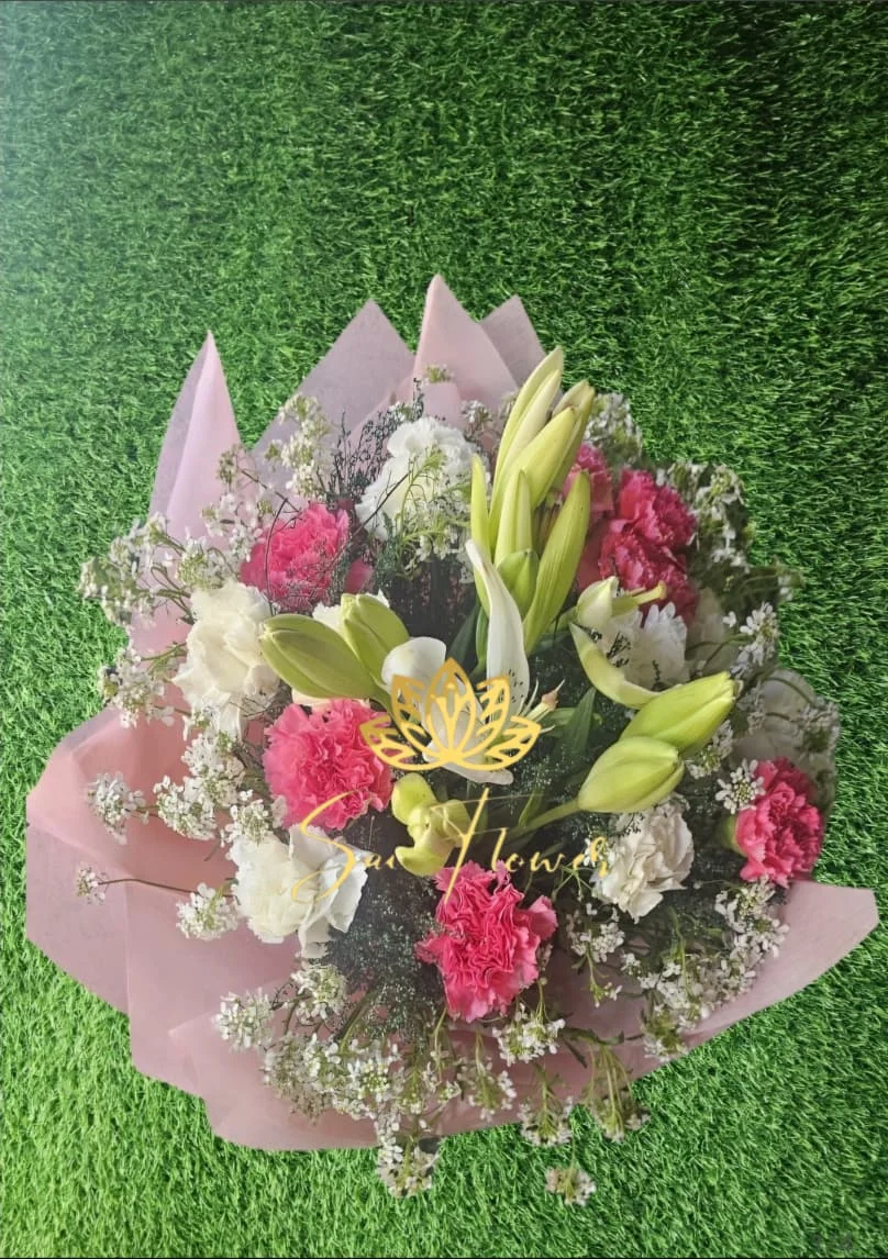 Pink Lily Grace Bouquet gallery