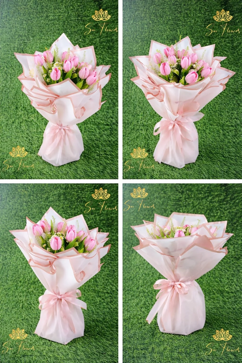 Sweet Pink Tulip Bloom Bouquet gallery