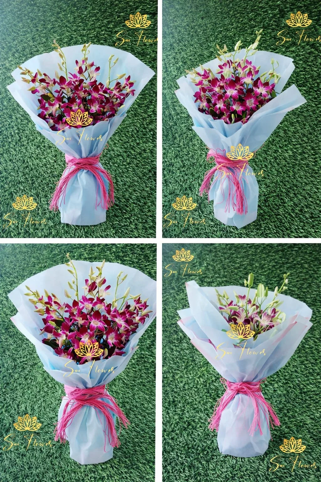 Royal Purple Orchid Bliss Bouquet gallery