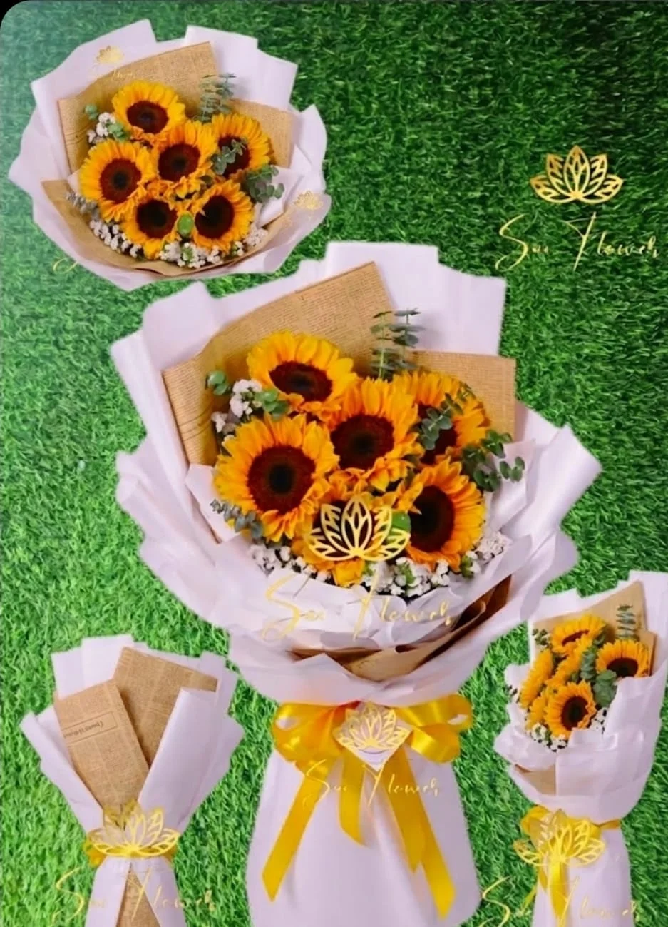 Golden Sunflower Delight Bouquet gallery