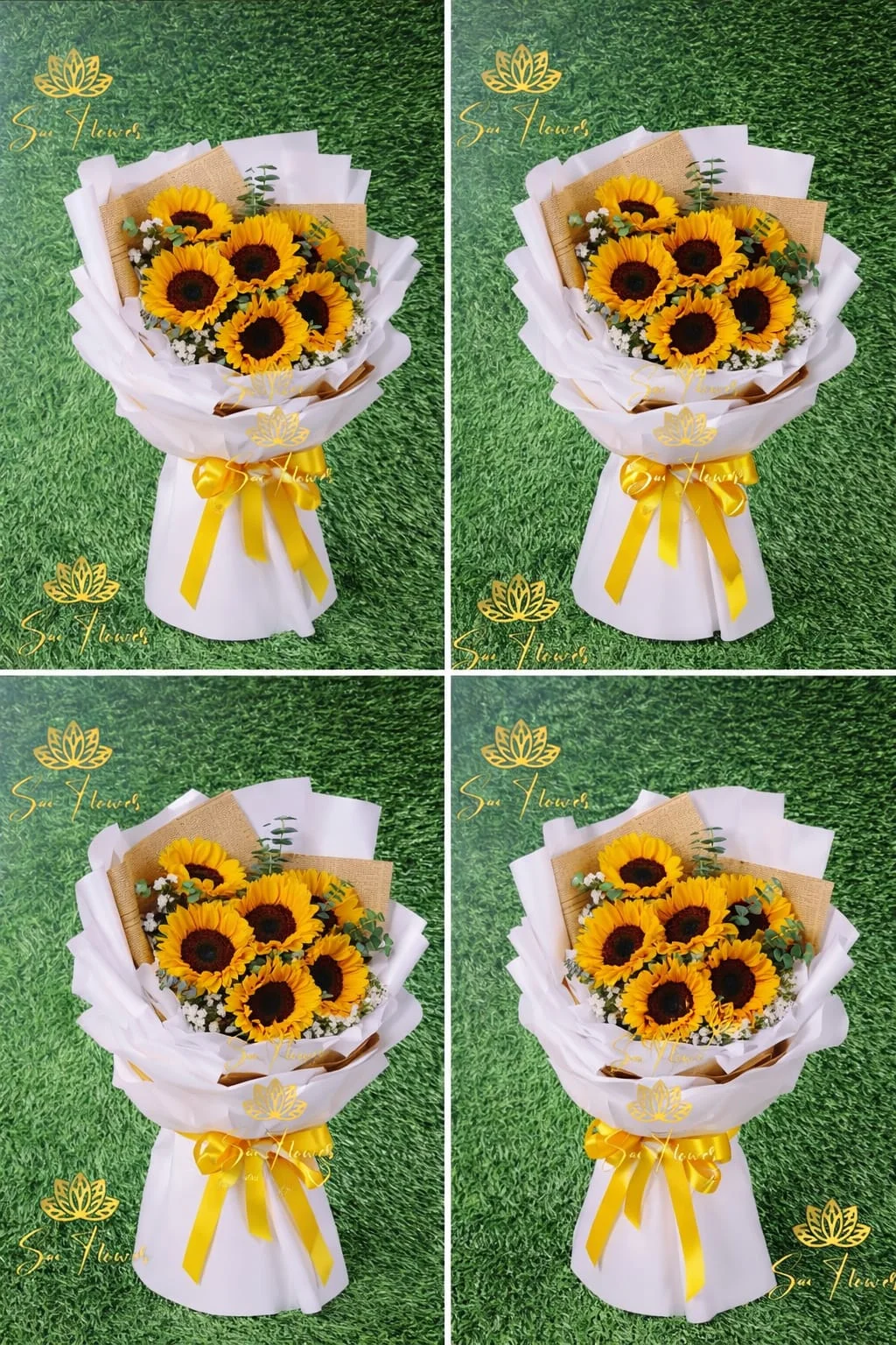 Golden Sunflower Delight Bouquet gallery