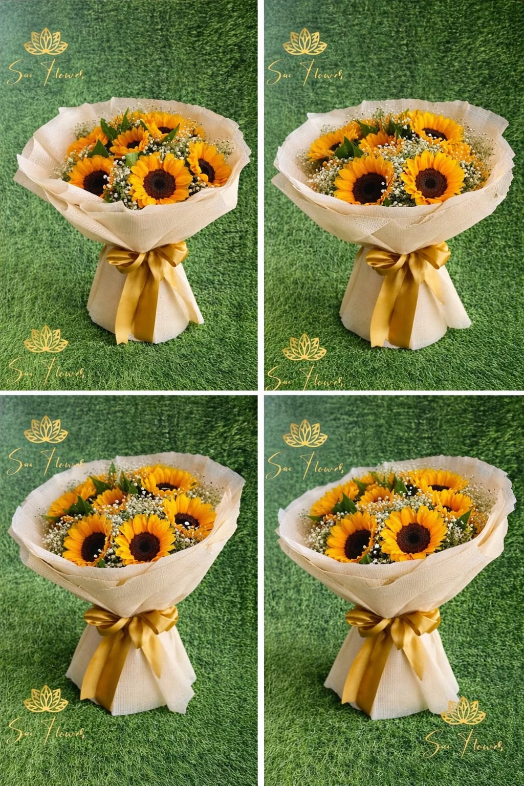 Golden Sunshine Sunflower Harmony Bouquet gallery