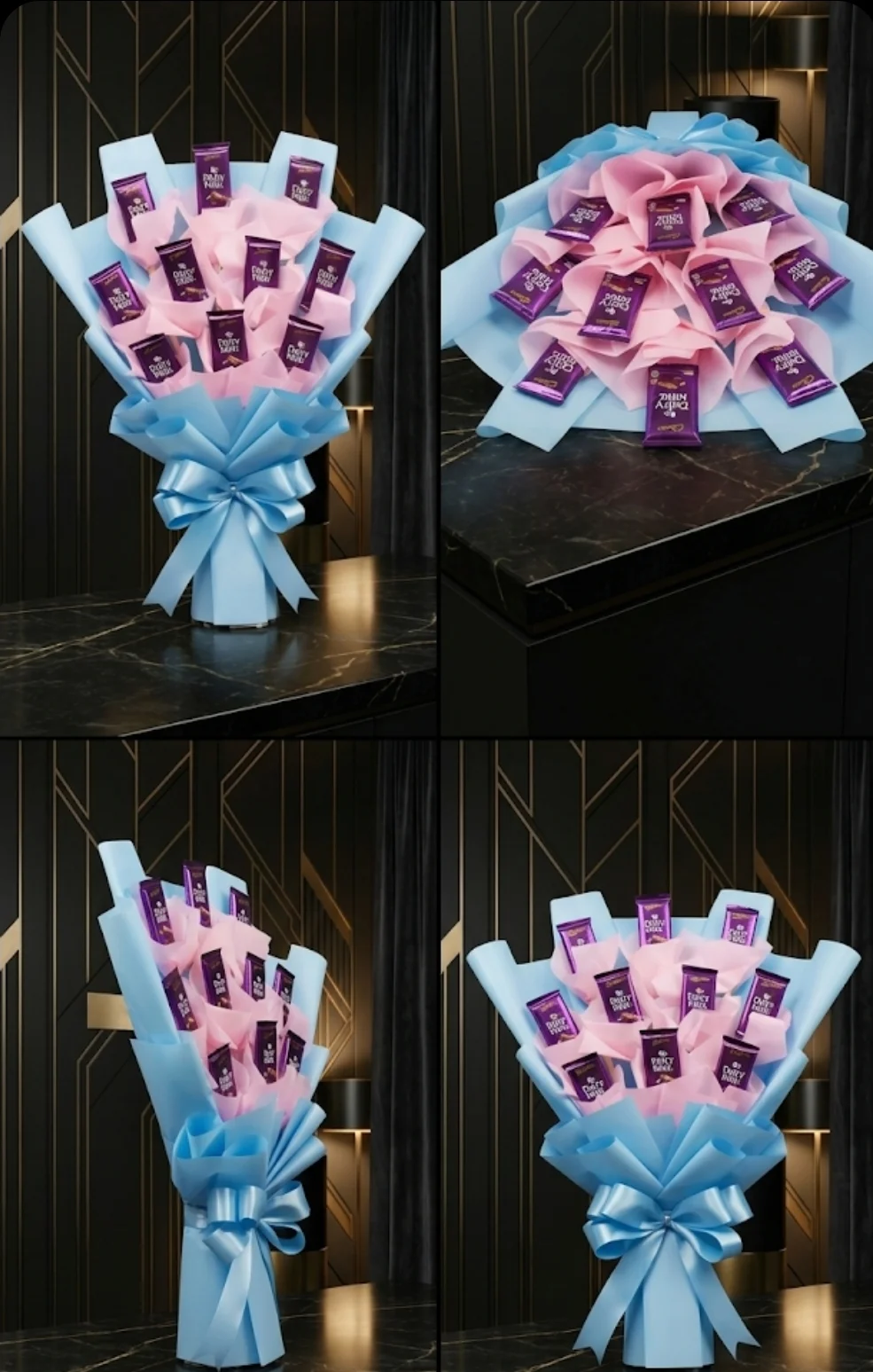 The Sweetest Surprise: Premium Dairy Milk Chocolate Bouquet | SaiFlower Delhi gallery