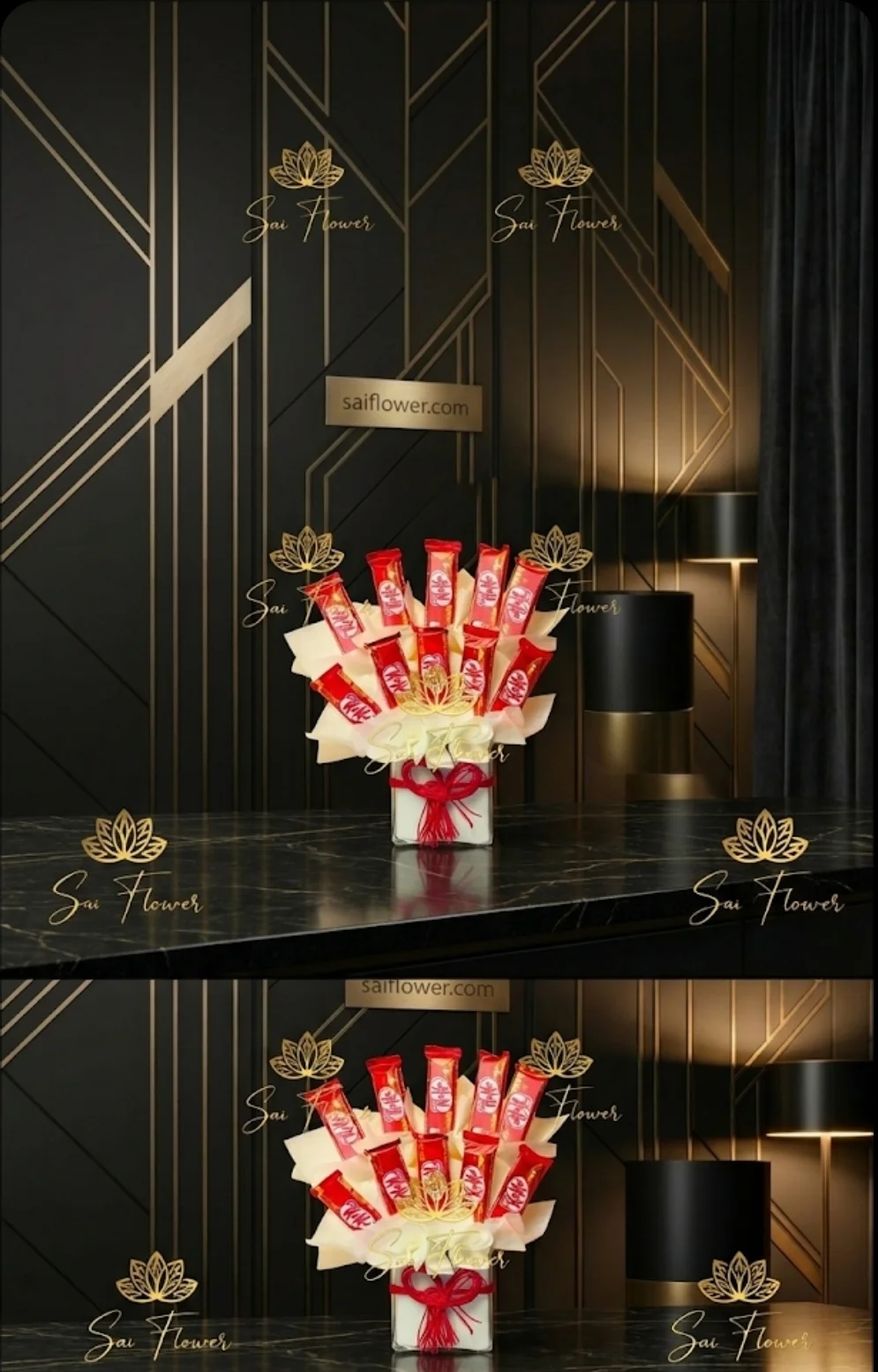 Exquisite KitKat Chocolate Flower Bouquet - Premium Gifting from Delhi's Best Florist, SaiFlower gallery
