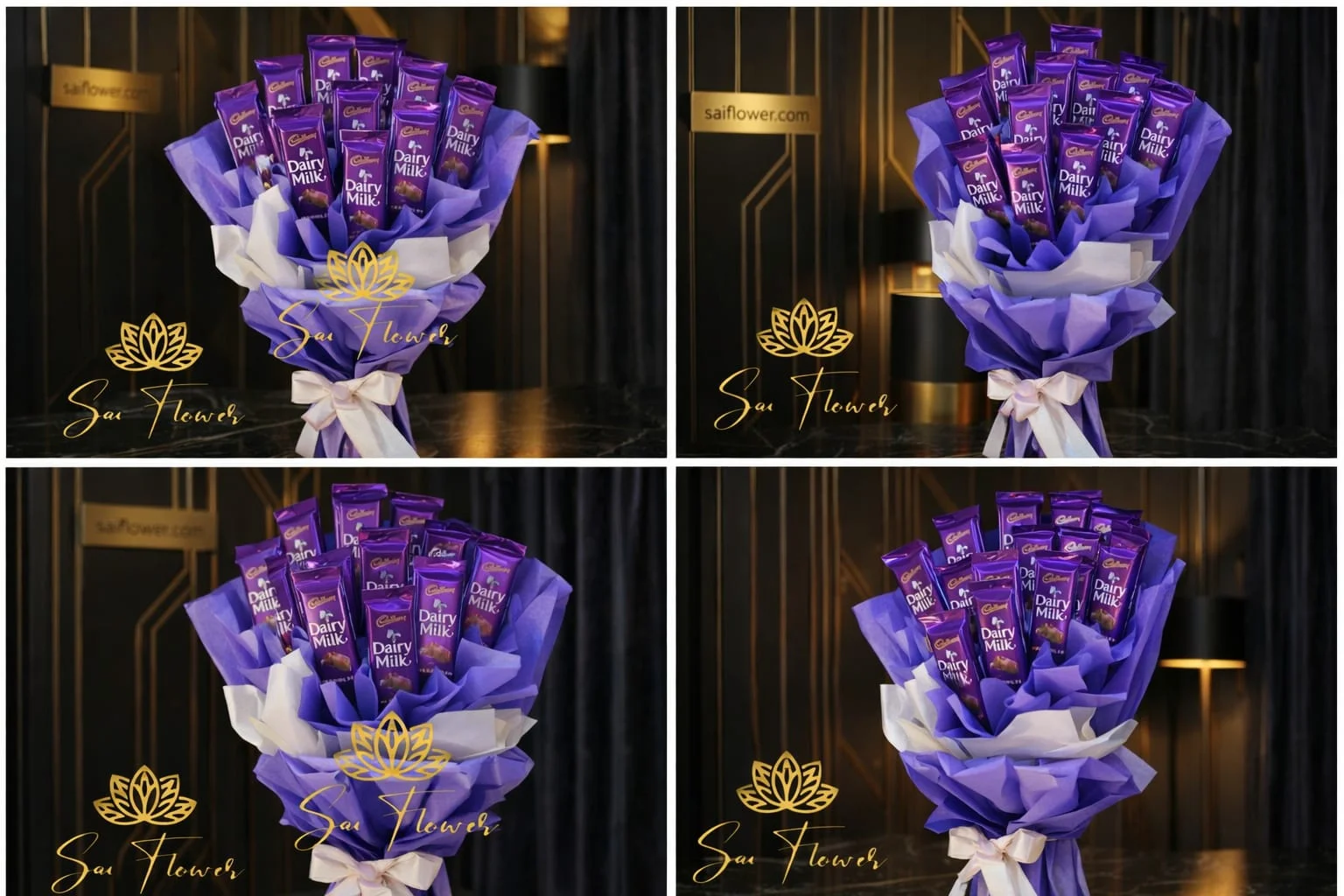 Luxurious Cadbury Dairy Milk Silk Gifting Bouquet - Express Delhi Delivery gallery