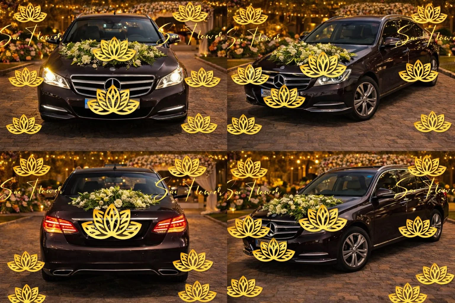 The Royal Elegance: Premium Wedding Car Decoration by Expert Florist in Delhi gallery