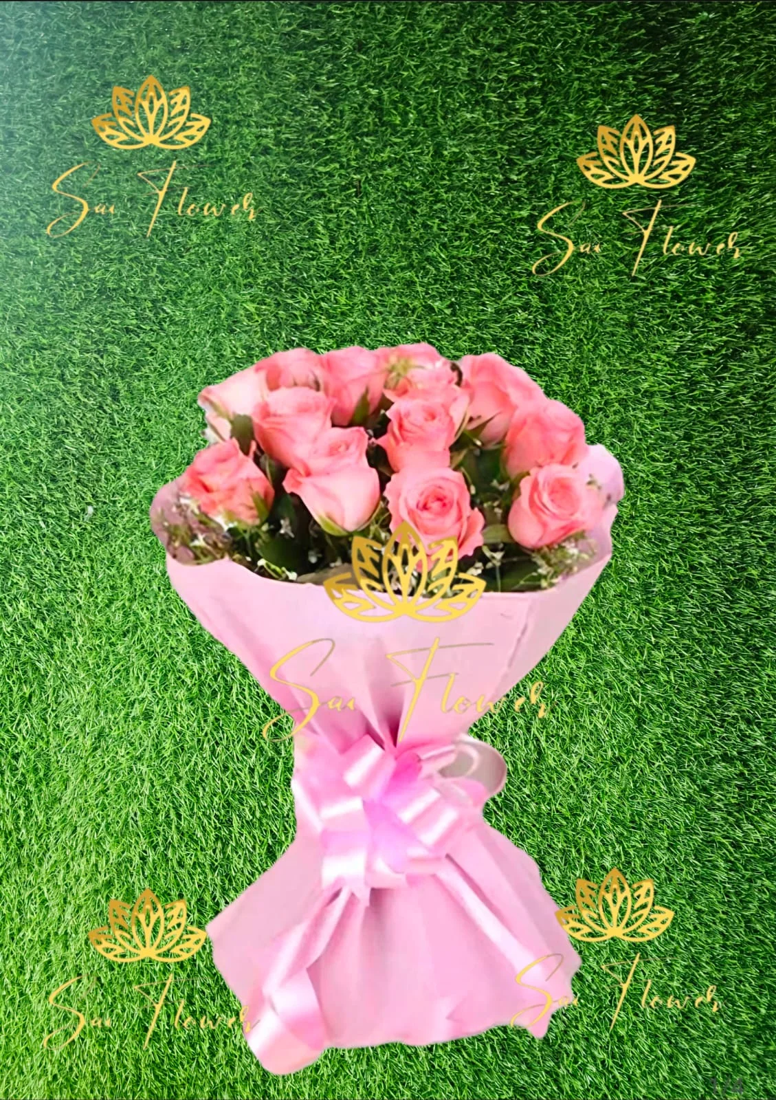 Blush Pink Rose Delight Bouquet