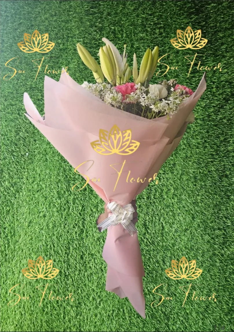 Pink Lily Grace Bouquet