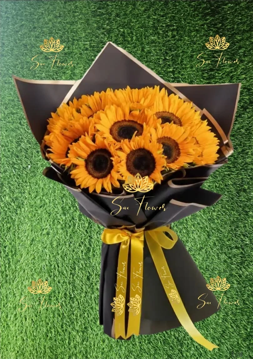 Golden Sunflower Royal Bouquet