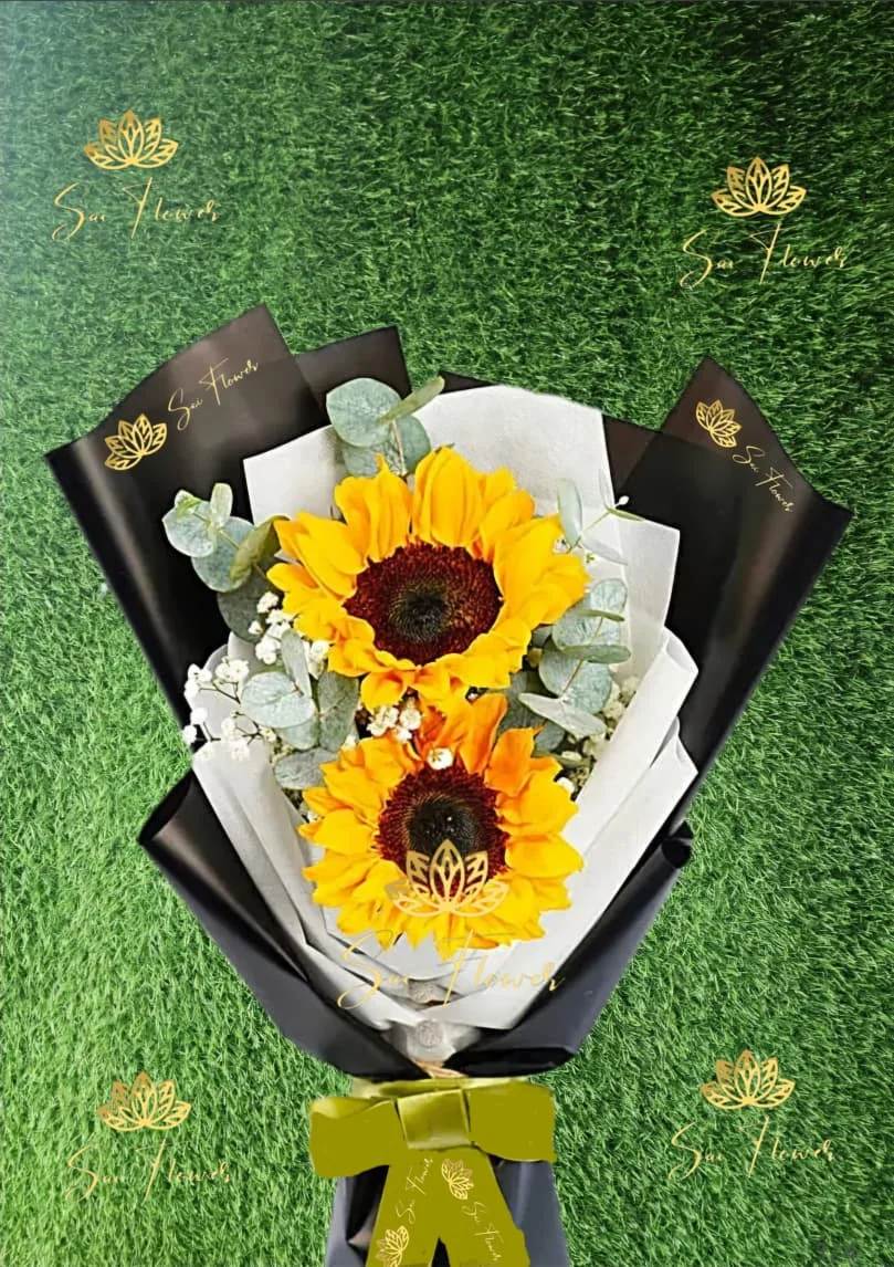 Sunflower Duo Grace Bouquet