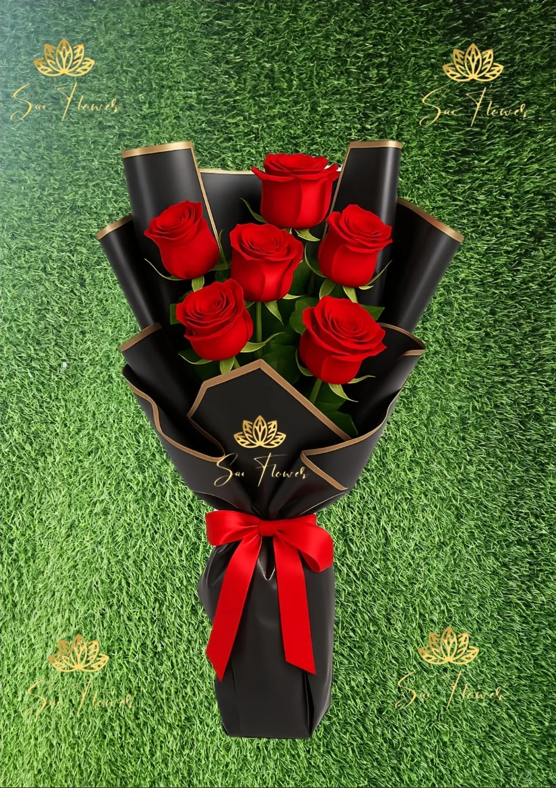 The Art of Modern Gifting: Why the Black and Gold Red Rose Bouquet is the New Classic